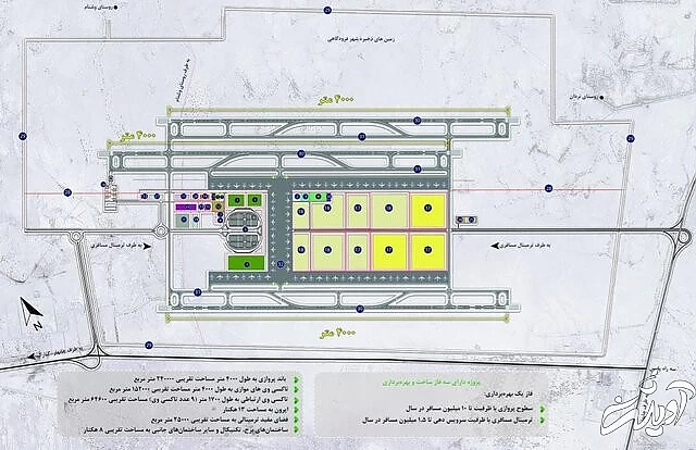آخرین وضعیت ساخت فرودگاه بین‌المللی چابهار + عکس